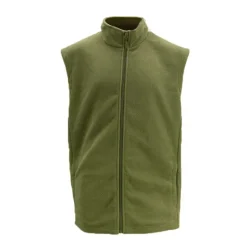 Veste polaire kaki sans manches
