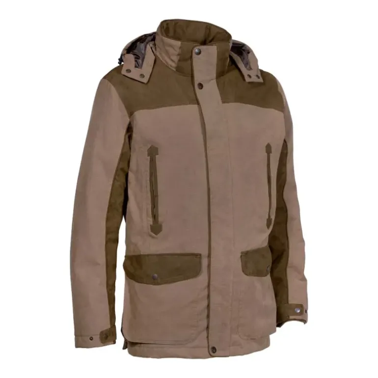 Veste Rambouillet imperméable polyester bicolore marron XL à 3XL
