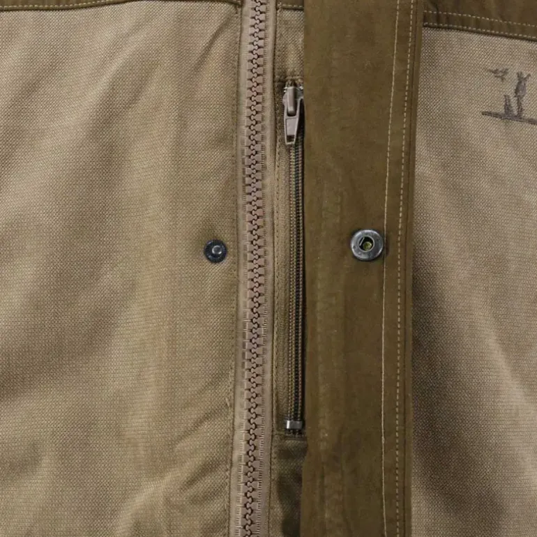 Veste Rambouillet imperméable polyester bicolore marron XL à 3XL