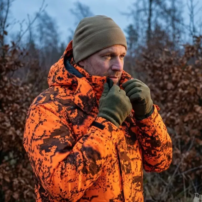 Veste Ridge isolante polyester camo orange S à 5XL