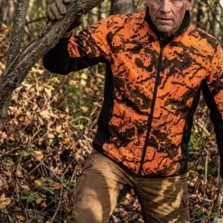 Veste Ridge isolante polyester camo orange S à 5XL