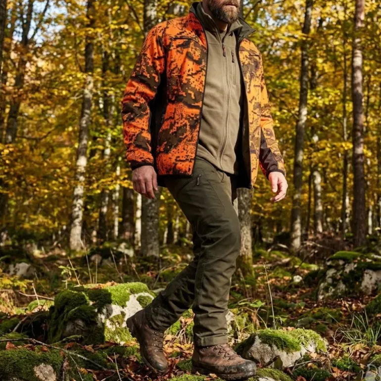 Veste Ridge isolante polyester camo orange S à 5XL