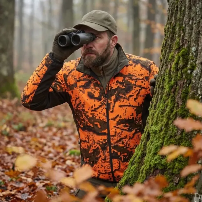 Veste Ridge isolante polyester camo orange S à 5XL
