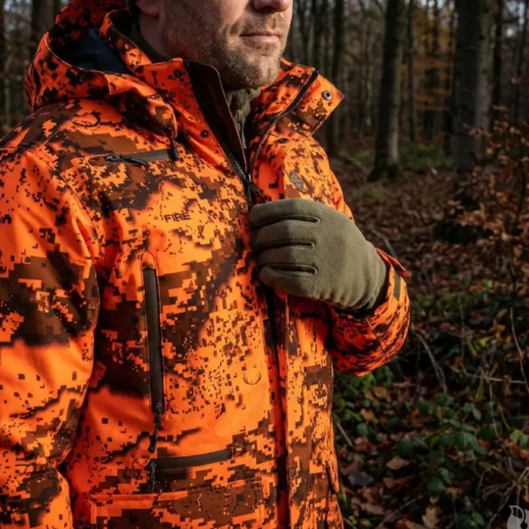 Veste Ridge isolante polyester camo orange S à 5XL