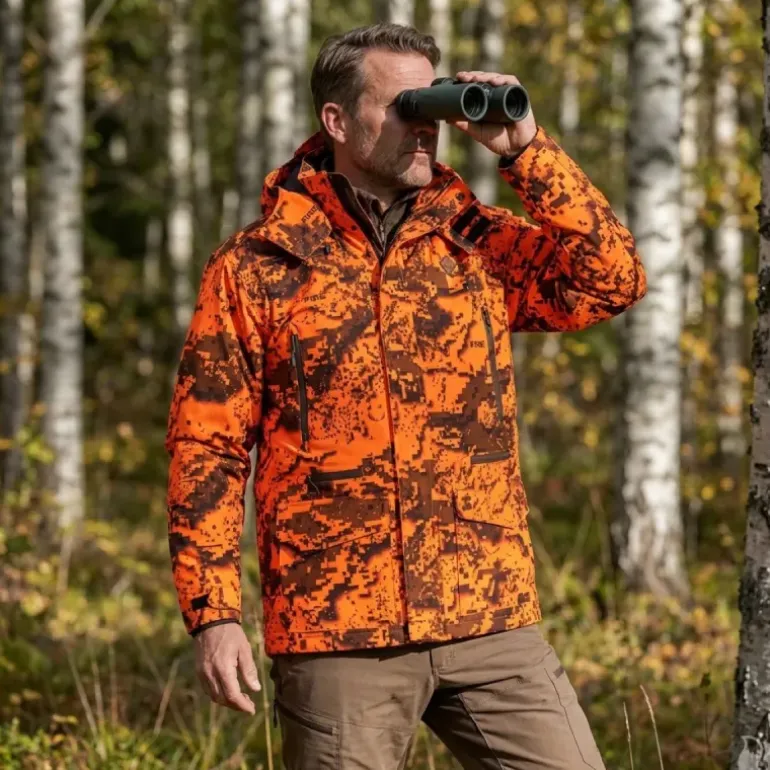 Veste Ridge isolante polyester camo orange S à 5XL