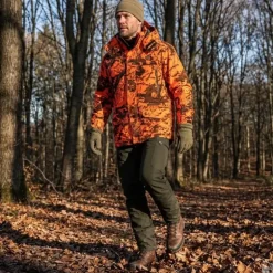 Veste Ridge isolante polyester camo orange S à 5XL