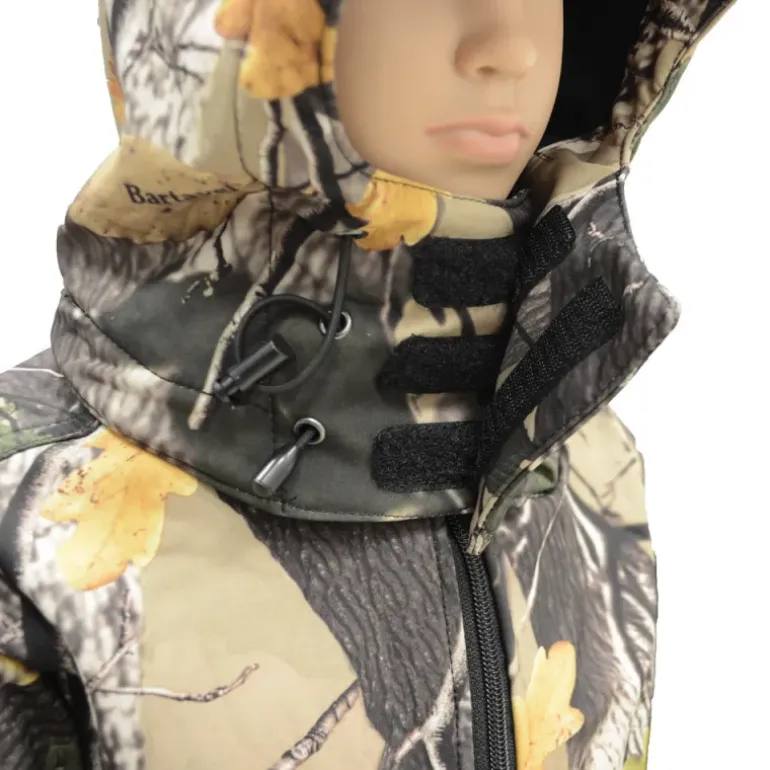 Veste Softshell enfant Buffalo camo feuille en Taille 8 et 14 ans