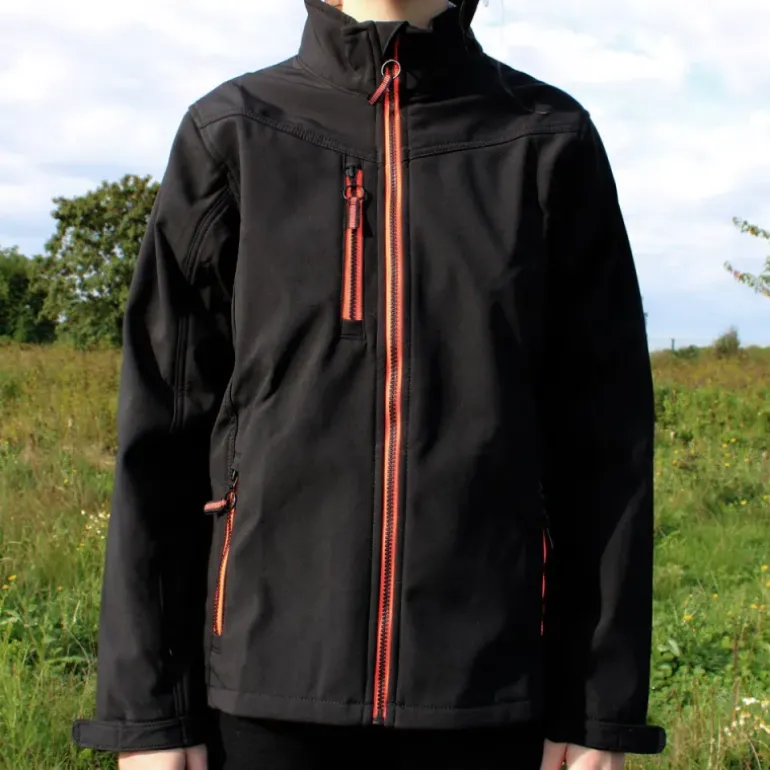 Veste softshell femme Alba 4 poches polyester noir XXS à 2XL