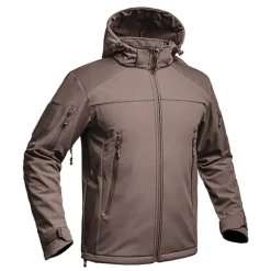 Veste Softshell Fighter A10® Homme Marron - Imperméable et Respirante