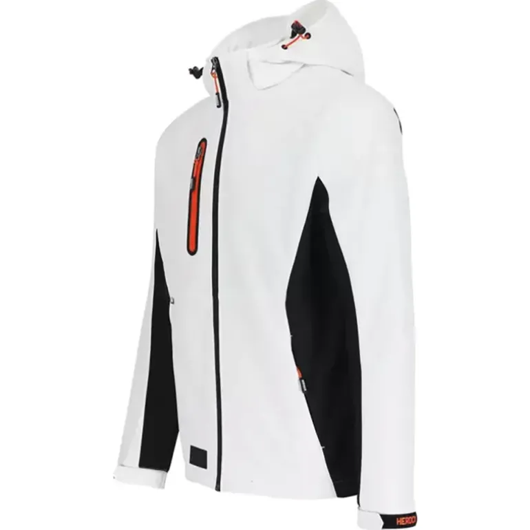 Veste Softshell Trystan Herock® Homme - Noir & Blanc
