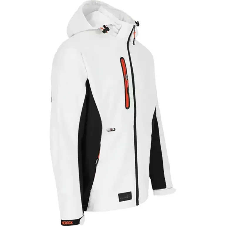 Veste Softshell Trystan Herock® Homme - Noir & Blanc