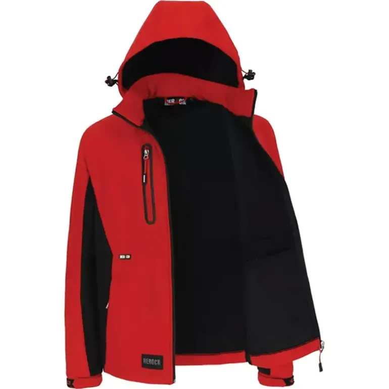 Veste Softshell Trystan Homme - Noir/Rouge - Herock®