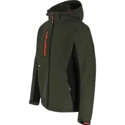 Veste Softshell Trystan Homme - Noire & Kaki - Herock®