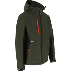 Veste Softshell Trystan Homme - Noire & Kaki - Herock®