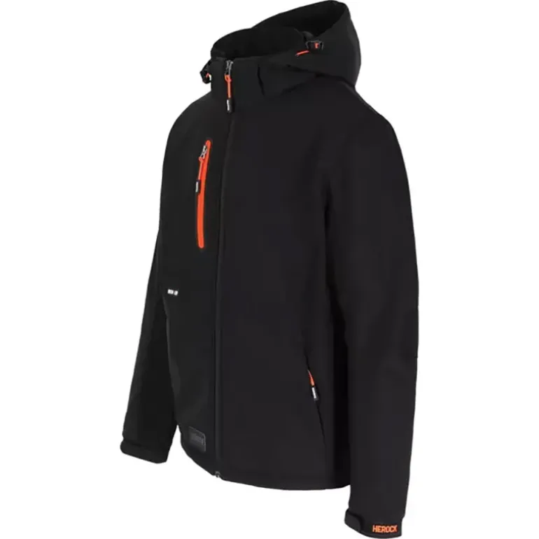 Veste Softshell Trystan Noire pour Homme - Herock®