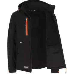 Veste Softshell Trystan Noire pour Homme - Herock®