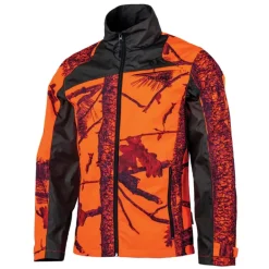 Veste Treeland Maquisard orange camo forest M à 3XL