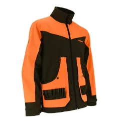 Veste Treeland Ouverture déperlante orange marron S à 3XL