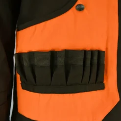 Veste Treeland Ouverture déperlante orange marron S à 3XL