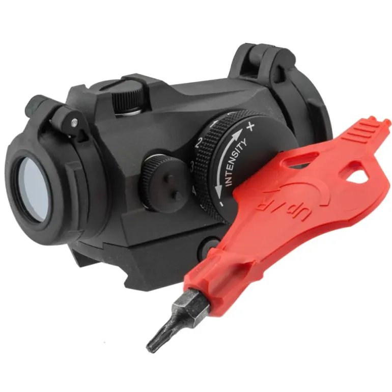 Viseur point rouge OP363 4 MOA 50 000h autonomie montage rail 21 mm