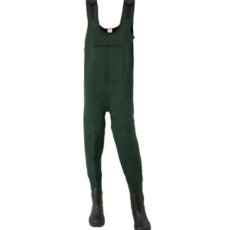 Waders antidérapants néoprène 4mm caoutchouc vert 40/41 à 46/47