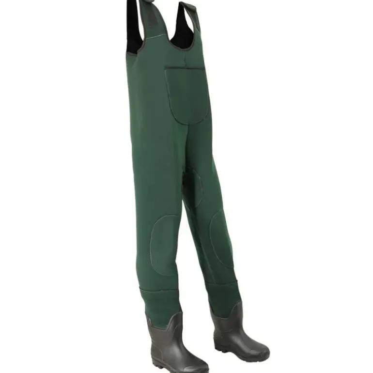 Waders antidérapants néoprène 4mm caoutchouc vert 40/41 à 46/47